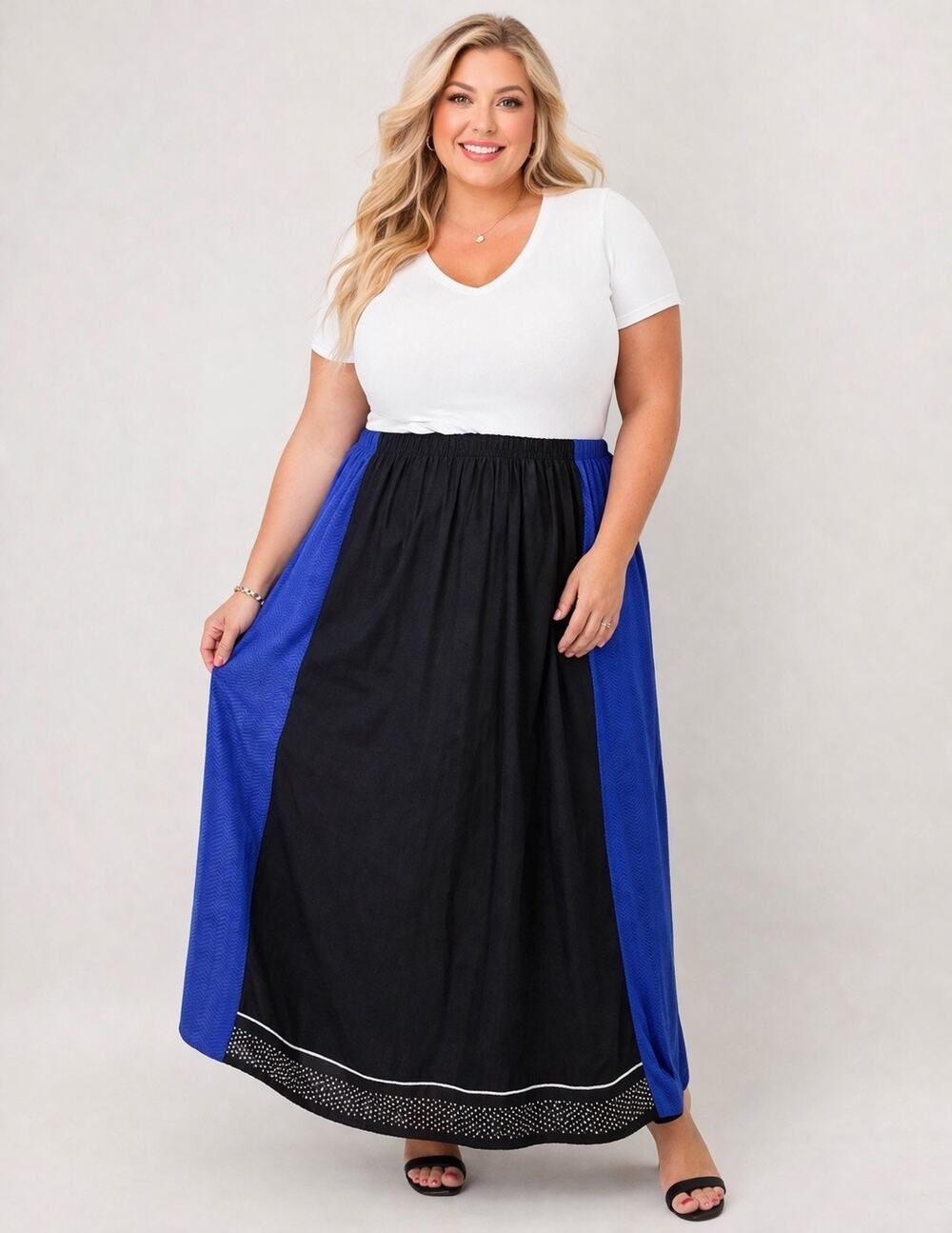 Fashions figment Long FULL Modest Skirt Plus Size Maxi